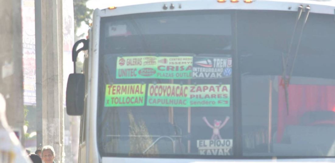 Fallece adulto mayor en autobús de transporte público en Paseo Tollocan, Toluca