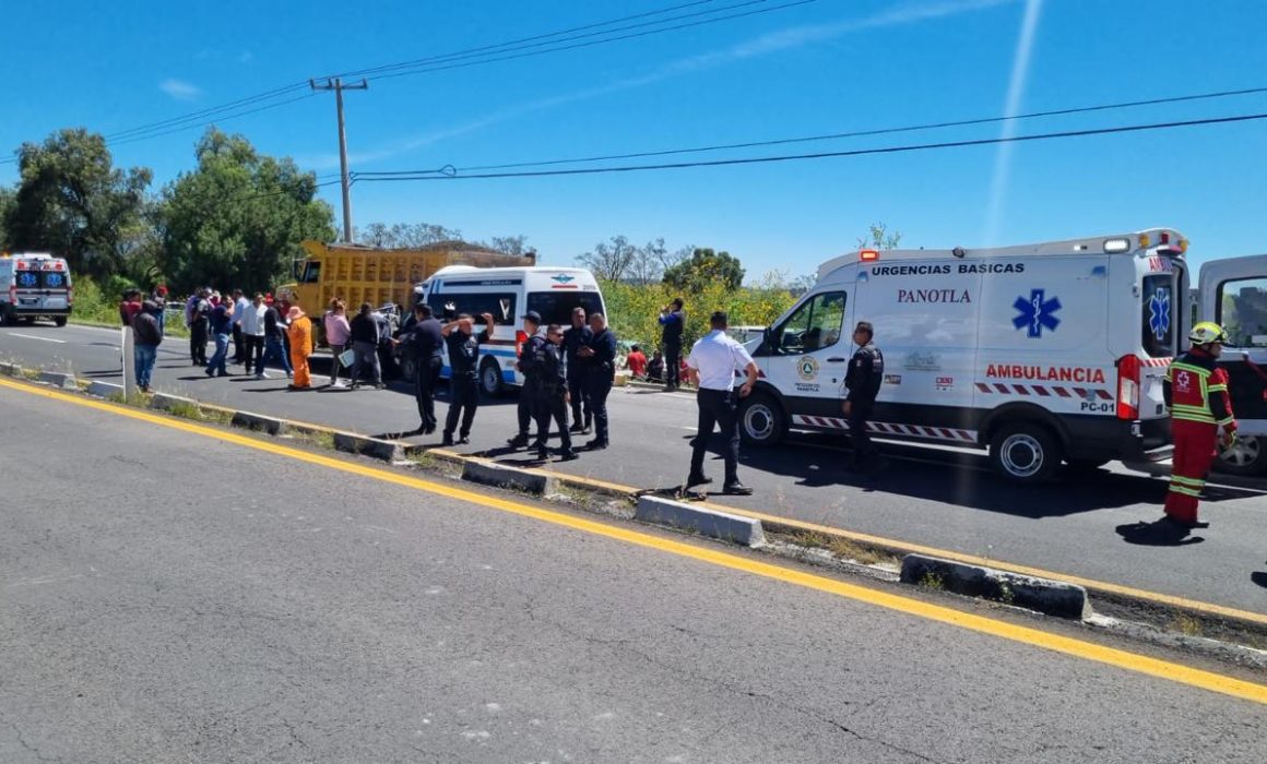 Por: Cortesía Accidente en autopista Tlaxcala-San Martín Texmelucan deja 5 heridos graves