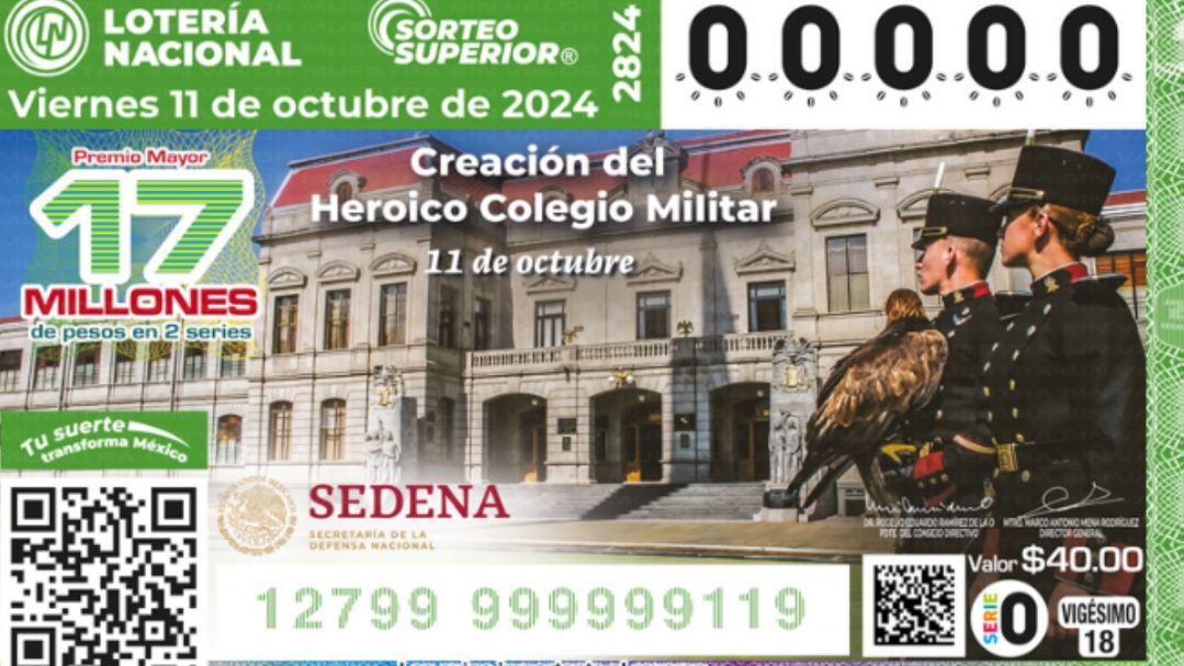 Por: Cortesía Premio Mayor de la Lotería Nacional cae en Veracruz: $8.5 millones al ganador