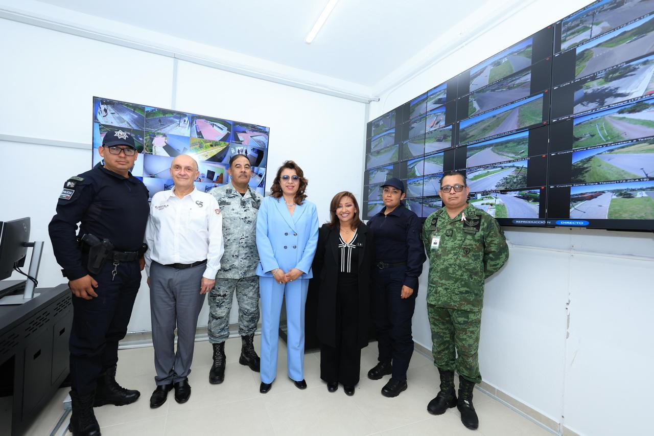 Tlaxcala impulsa la seguridad con tecnología avanzada: 42 cámaras vigilan Atlangatepec