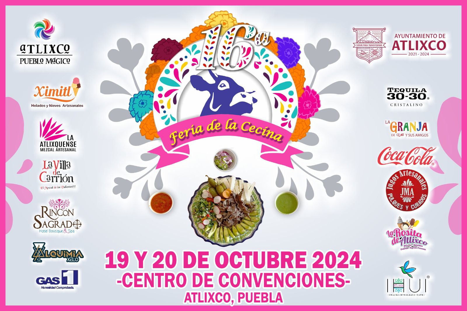 Por: Cortesía ¡Celebra el Festival Valle de Catrinas con ferias gastronómicas en Atlixco!