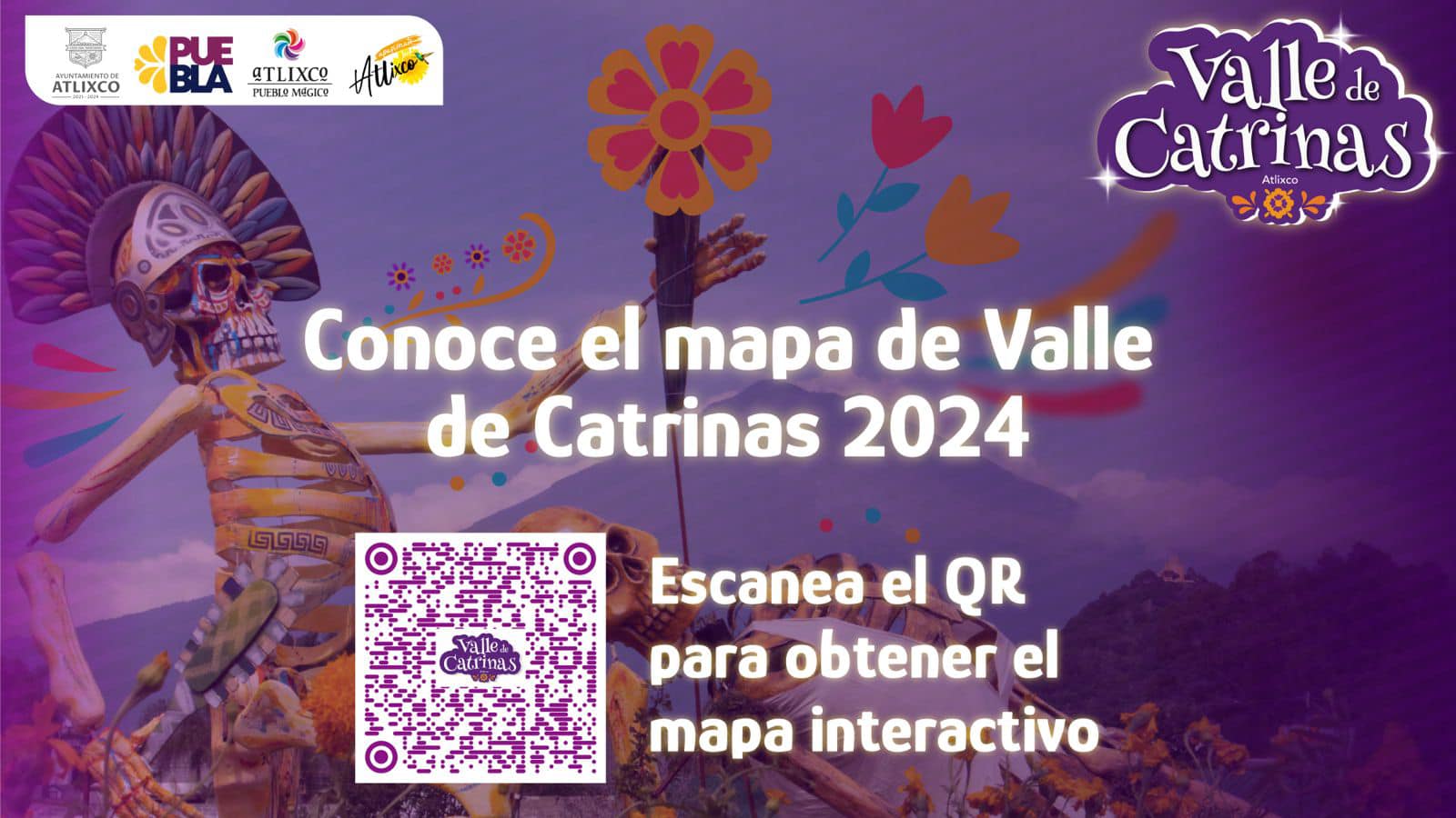 Por: Cortesía Valle de Catrinas en Atlixco: tradición y arte hasta el 10 de noviembre