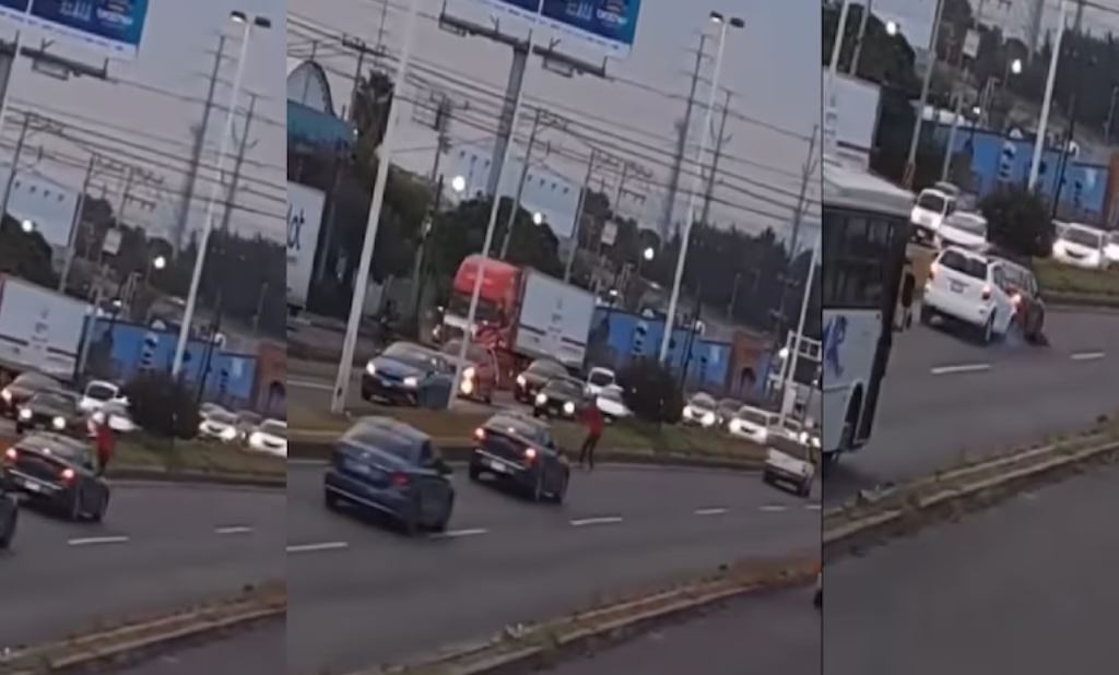 Por: Cortesía Hombre finge ser atropellado, pero termina arrollado en accidente viral