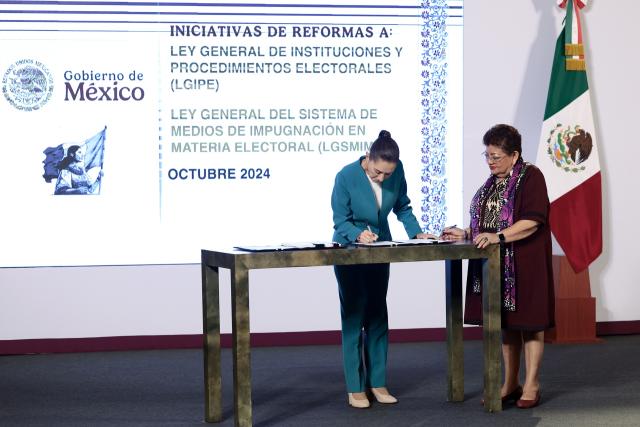 Por: Cortesía Aprobación exprés: Sheinbaum promulga reglas para elección judicial 2025 sin debate