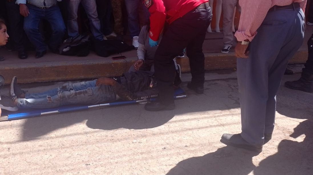Por: Cortesía Intento de asalto en Chignahuapan deja dos heridos por disparos en pleno centro