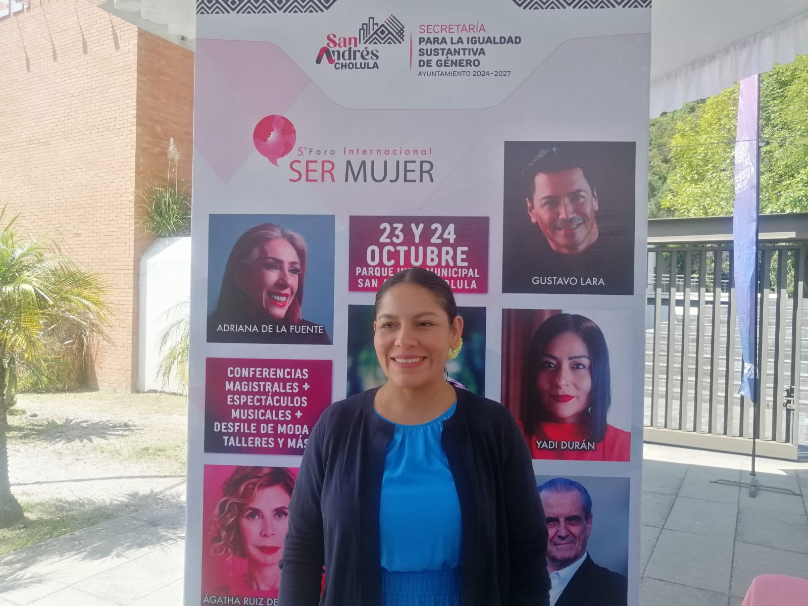 Por: Cortesía Lula Pineda San Andrés Cholula se prepara para el Quinto Foro Internacional Ser Mujer