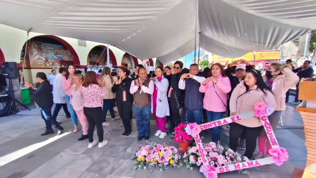 Conmemora Chiautempan Día Mundial de la Lucha Contra el Cáncer de Mama