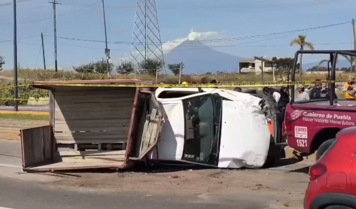 Por: Cortesía Accidente fatal en Periférico Ecológico: un muerto y tráfico intenso en Puebla