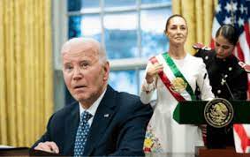 Por: Cortesía  Biden felicita a Sheinbaum por su toma de protesta