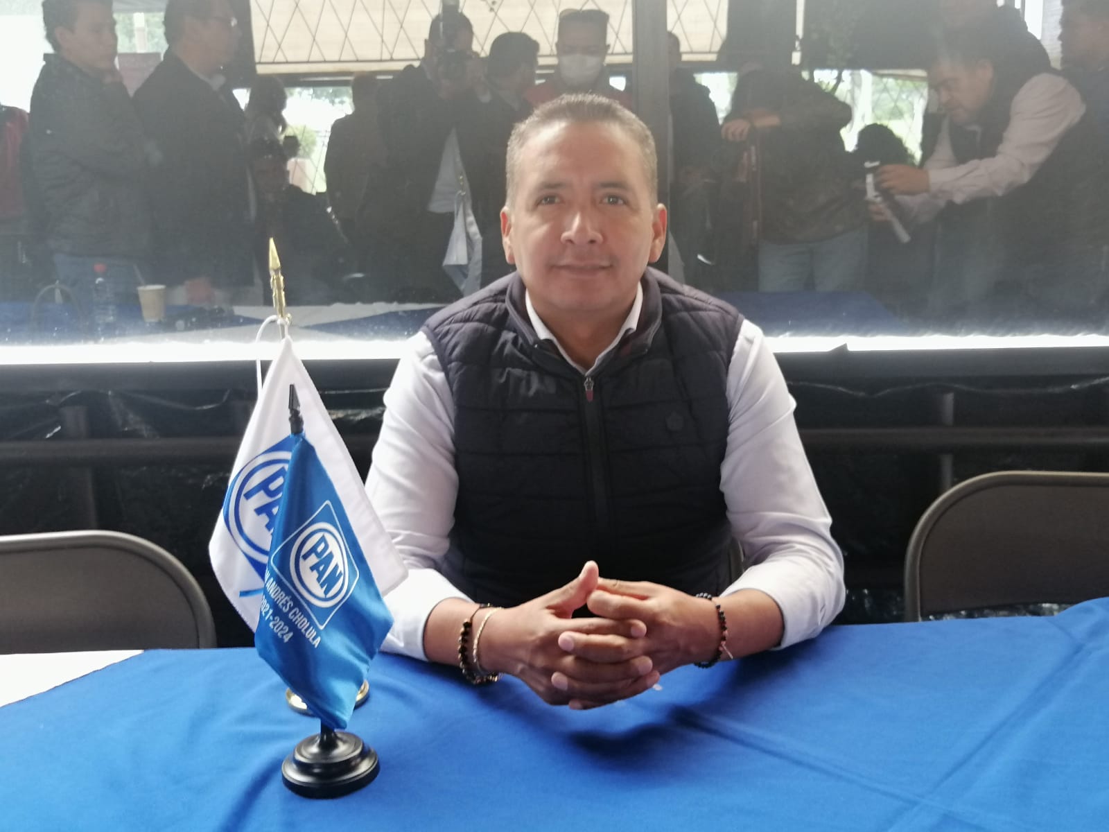 Por: Cortesía Lula Pineda Edmundo Tlatehui anuncia gira en Puebla con miras a liderar el PAN Estatal
