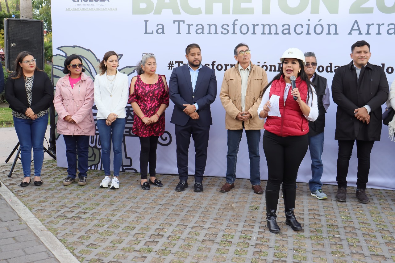 Comunicado oficial Anuncia Tonantzin Fernández programa "Bachetón 2024" para San Pedro Cholula