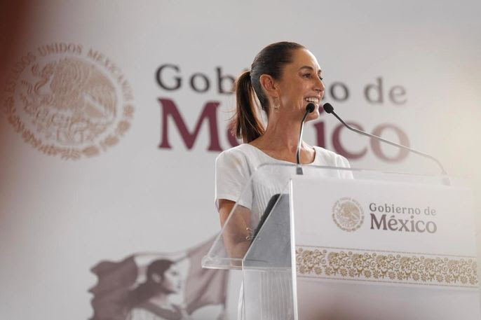 Por: Cortesía Sheinbaum impulsa la pensión universal y grandes proyectos en Yucatán