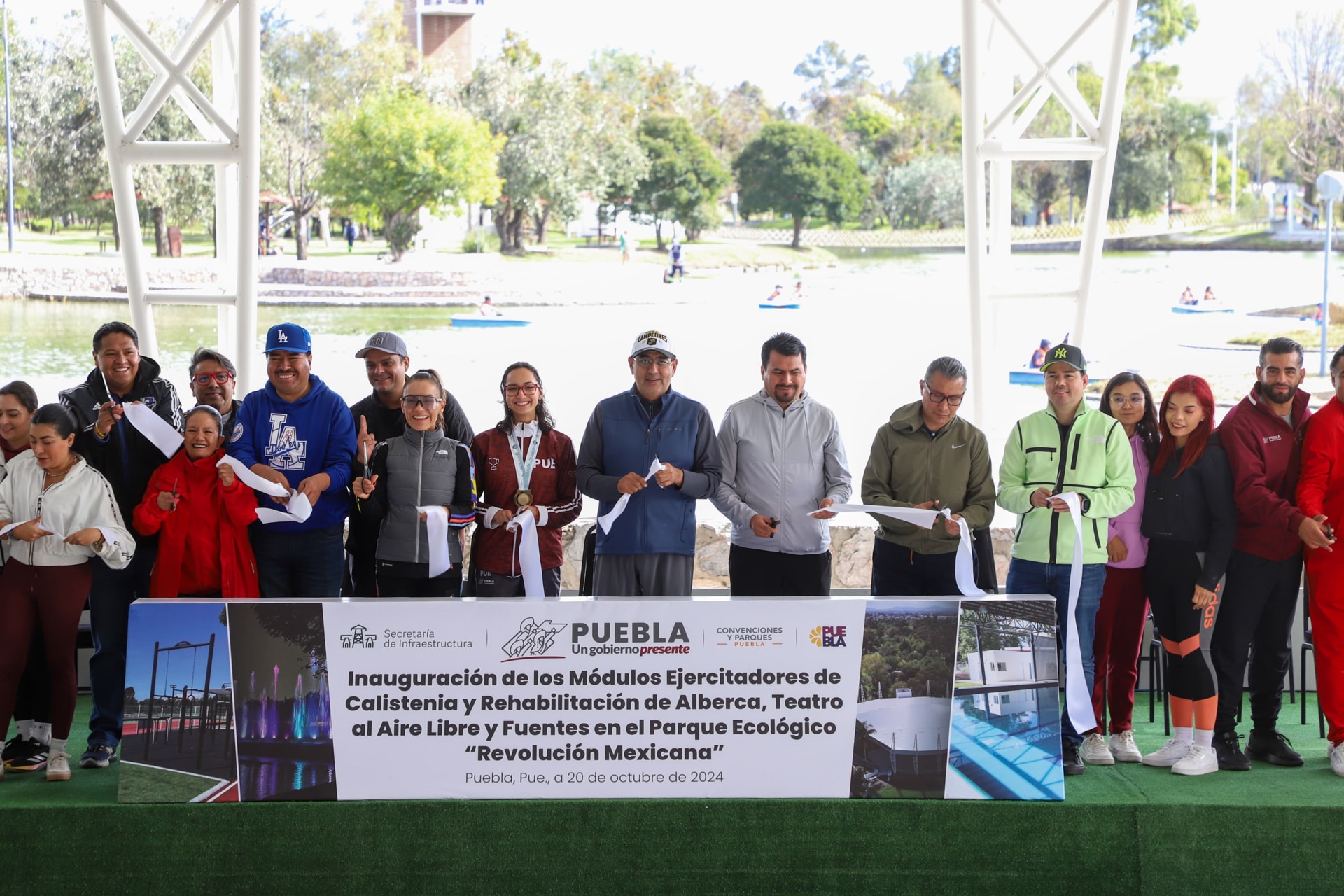Por: Cortesía Sergio Salomón inaugura mejoras en el Parque Ecológico para toda la familia