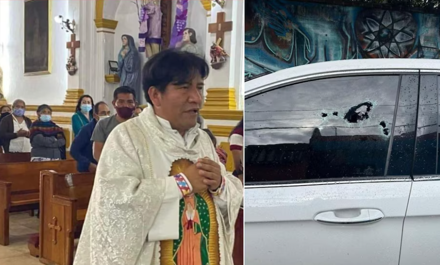 Por: Cortesía Publican video del homicidio del padre Marcelo Pérez en Chiapas