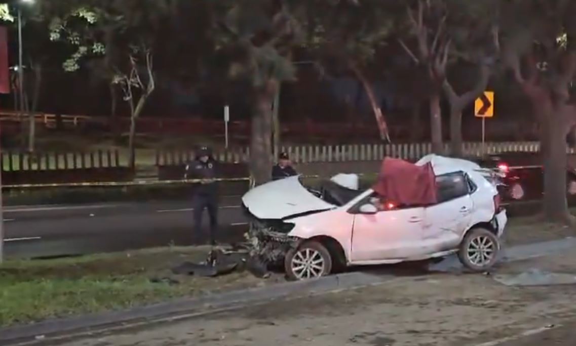 Por: Cortesía Accidente fatal en Río San Joaquín: conductor pierde la vida al chocar con árbol