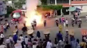 Por: Cortesía Explosión de pirotecnia en Acatlán de Osorio deja seis heridos