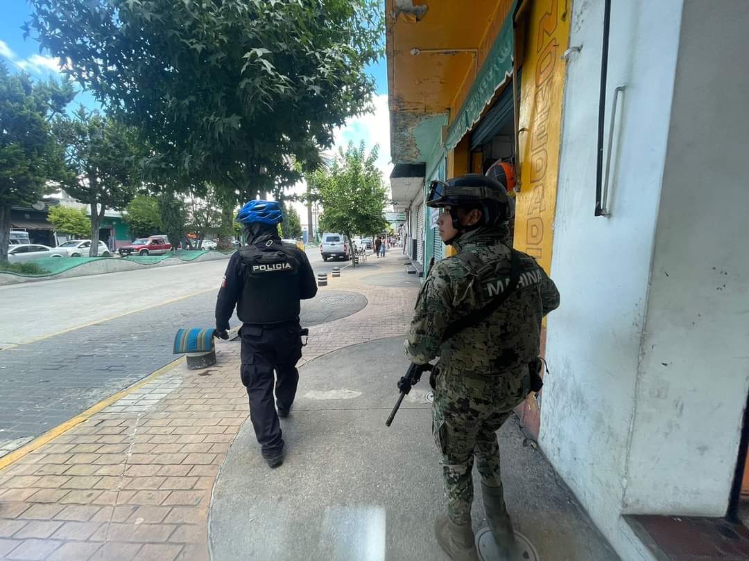 Por: Archivo  Se inconforman policías de Apizaco por presencia de la Marina