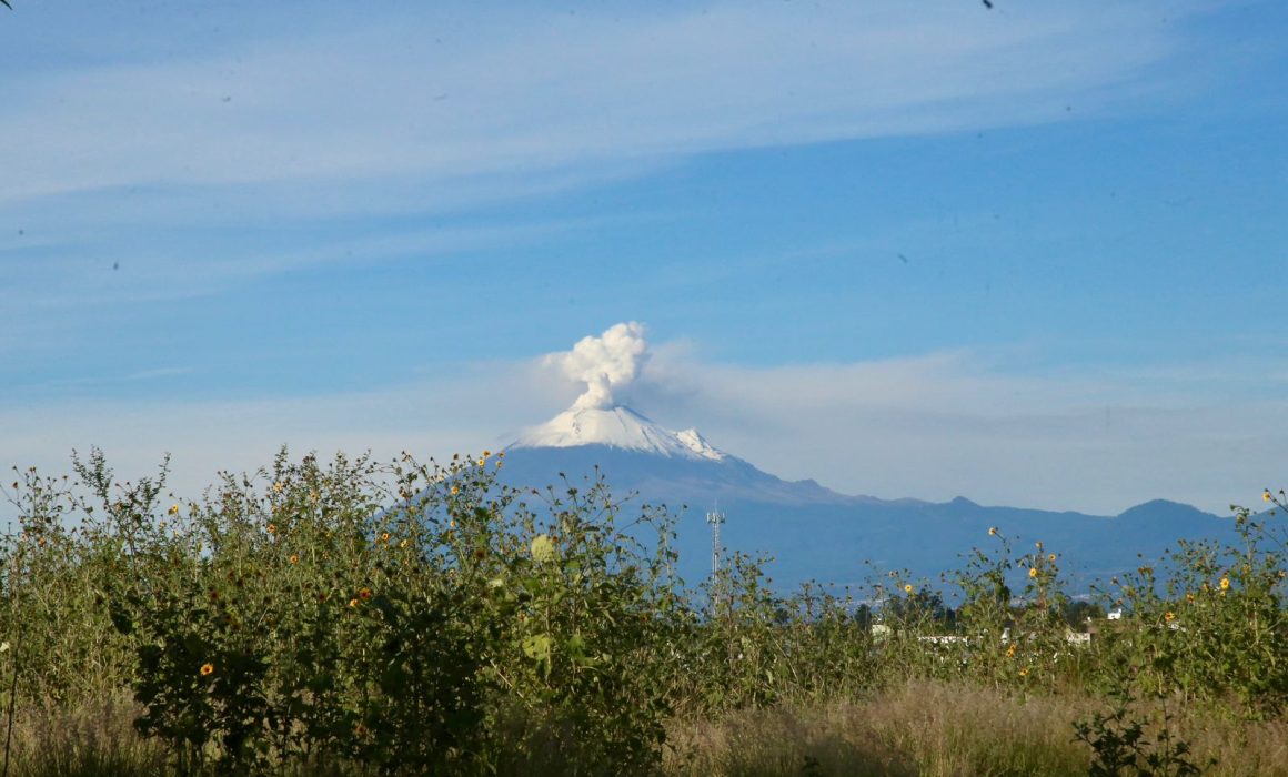 Por: Cortesía Popocatépetl en actividad constante: fuertes fumarolas alertan a la población