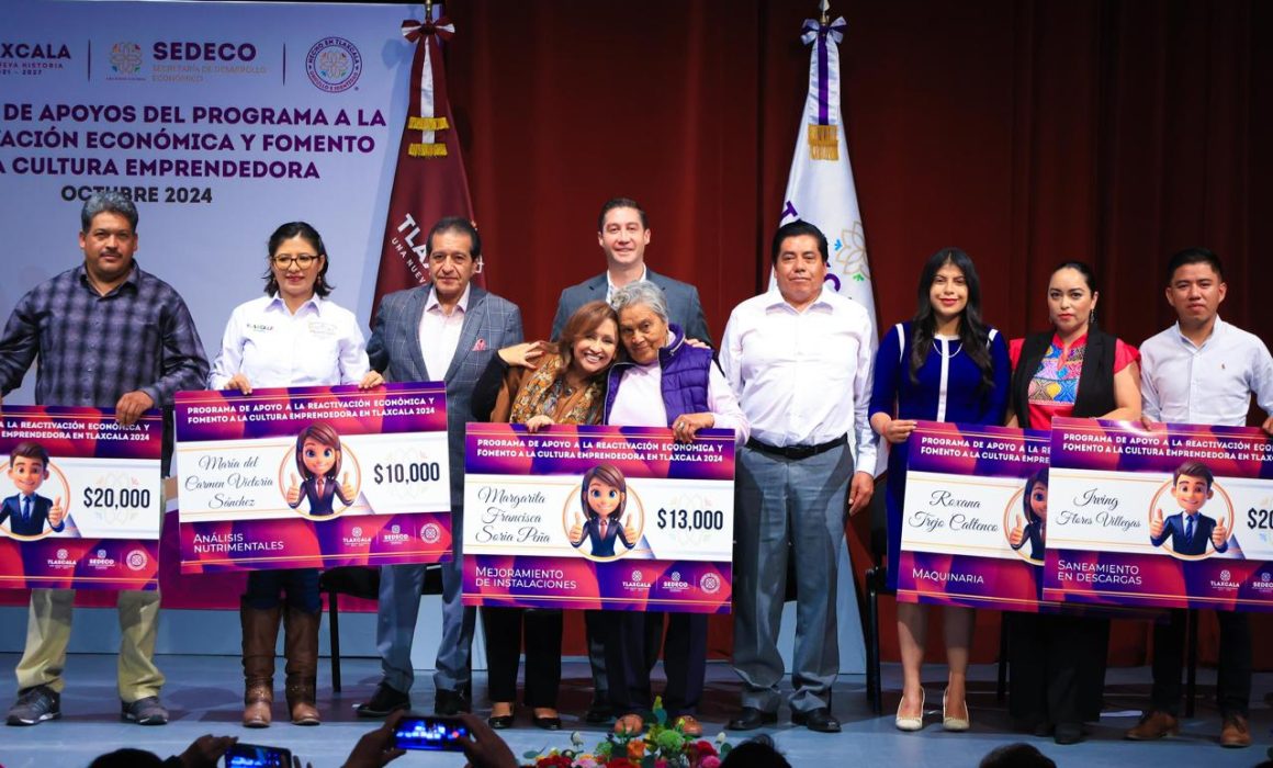 Por: Cortesía Lorena Cuéllar impulsa la economía local con 429 apoyos a emprendedores en Tlaxcala