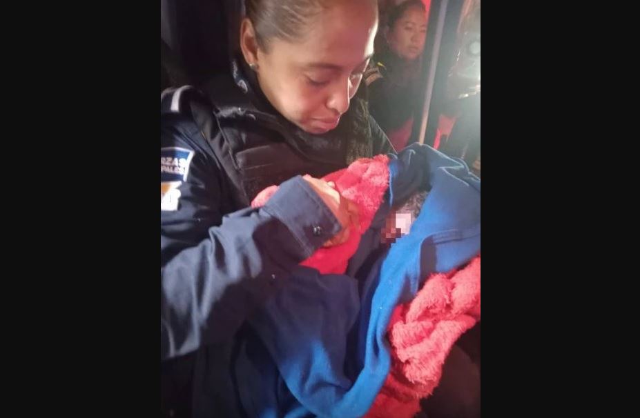 Por: Cortesía Recién nacido con hipotermia es abandonado en Bosques de Amalucan, Puebla