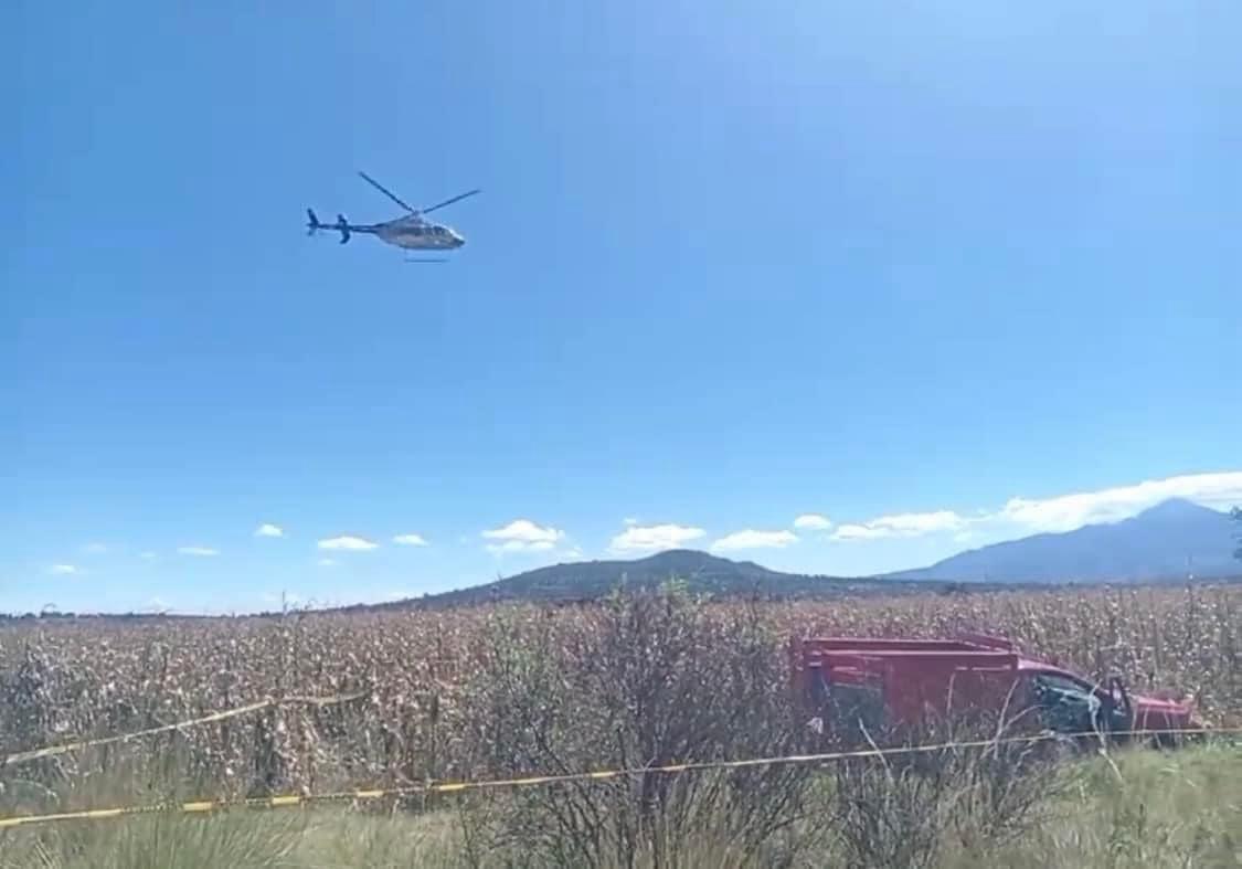 Impactante operativo en Tetla: Policía recupera camioneta robada tras persecución armada