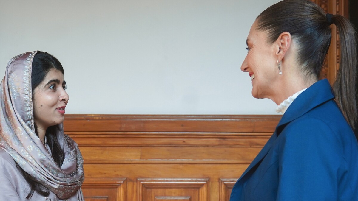 Por: Cortesía Claudia Sheinbaum recibe a Malala Yousafzai en Palacio Nacional y promueven la educación femenina