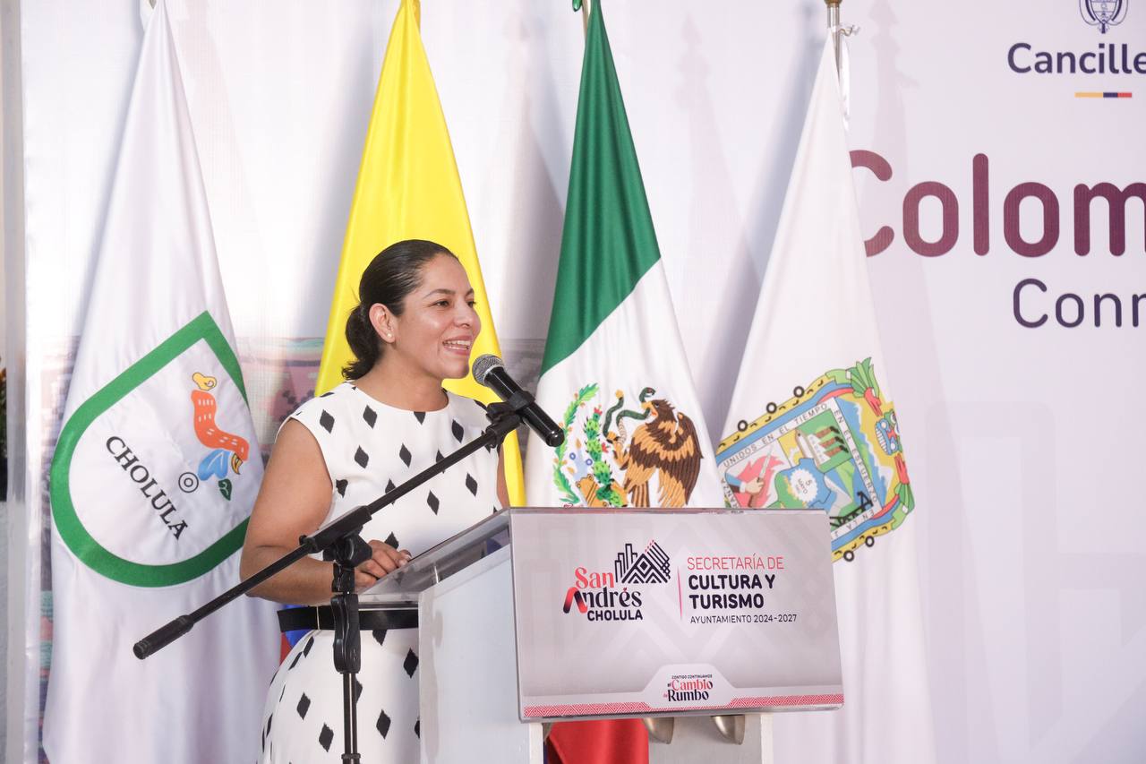 Comunicado oficial Crea lazos Lupita Cuautle con Colombia para generar intercambio cultural y turístico