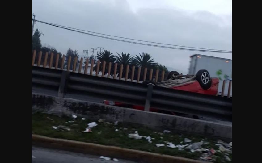 Por: Cortesía Accidente en la México-Puebla provoca caos vial hacia Chalco y CDMX