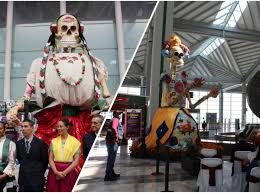 Por: Cortesía Festival Internacional Valle de Catrinas en Aeropuertos de México