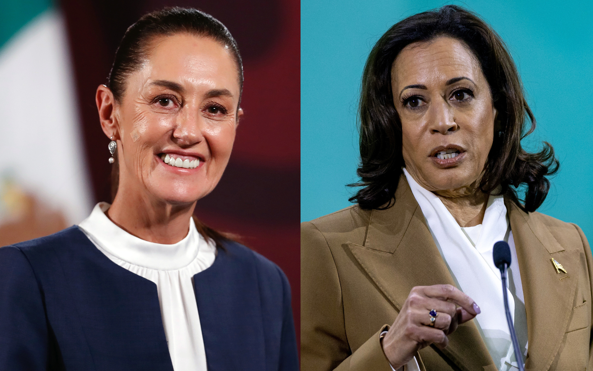 Por: Cortesía Kamala Harris felicita a Claudia Sheinbaum por su histórica toma de posesión en México