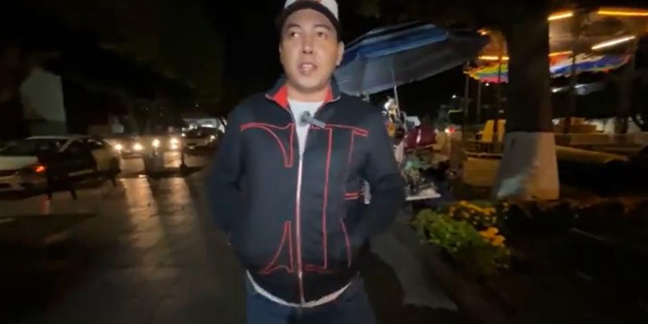 Por: Cortesía Privan de la vida al periodista Mauricio Cruz Solís en el centro de Uruapan, Michoacán