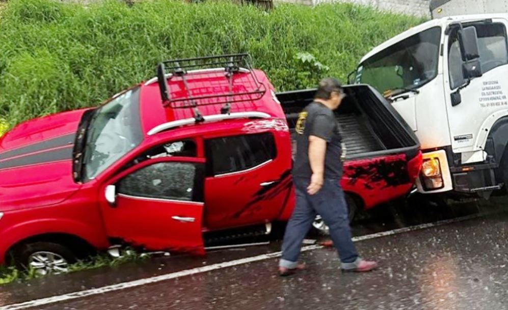 Por: Cortesía Accidente múltiple en la Autopista 150D: daños materiales y sin heridos