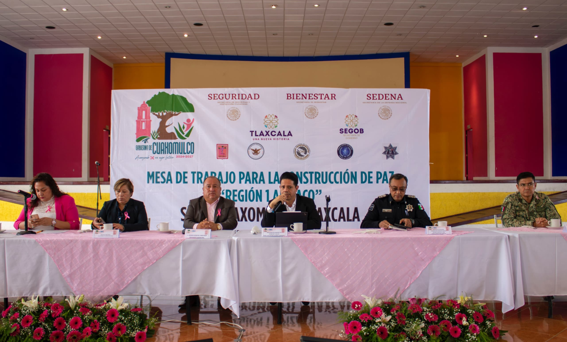 Gobierno y municipios unen fuerzas en Apizaco para mejorar la seguridad