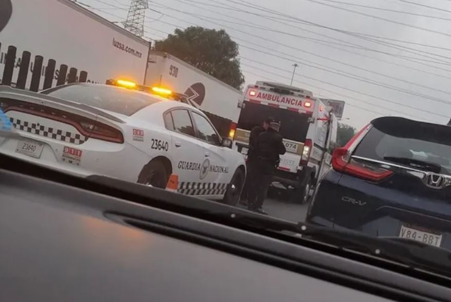 Por: Cortesía Accidente en la México-Querétaro: atropello provoca cierre parcial
