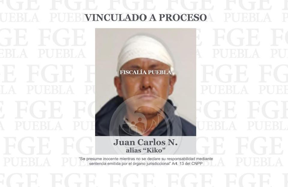 Por: Cortesía Vinculan a proceso a Juan Carlos N. por extorsión a una tortillería en Tepeaca