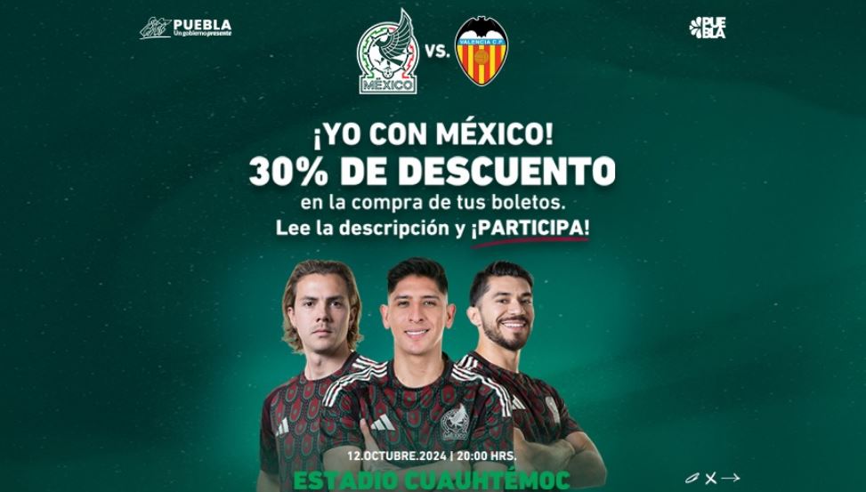 Por: Cortesía Descuentos y promociones para ver a México vs. Valencia en el Estadio Cuauhtémoc