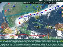 Por: Cortesía Clima para hoy 10 de septiembre: Tormenta tropical Francine y calor extremo en México