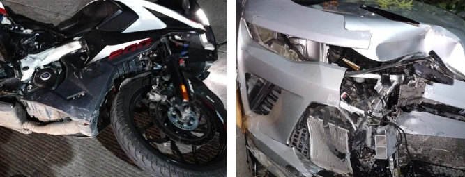 Por: Cortesía Joven motociclista pierde la vida tras ser embestido por un Camaro en la Vía Atlixcáyotl; el responsable se da a la fuga