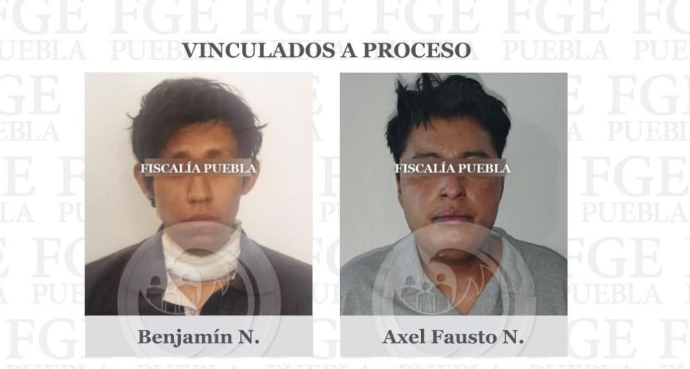 Vinculan a proceso a dos hombres por feminicidio y tentativa en Puebla