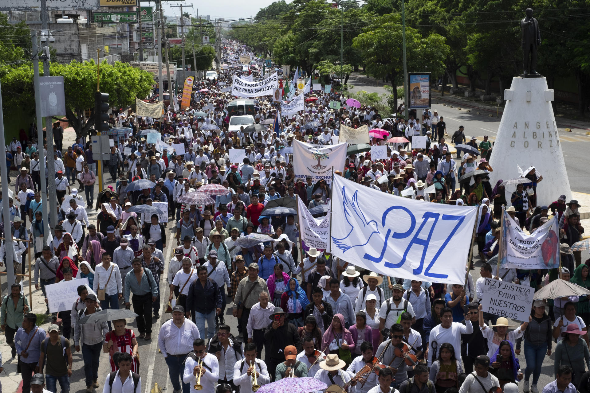 Por: Cortesía Marcha masiva en Chiapas exige el fin de la violencia y el crimen organizado