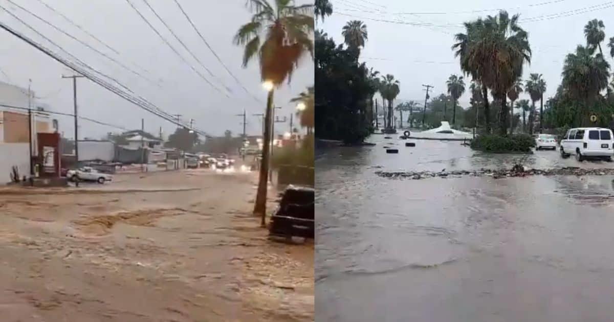 Por: Cortesía Alerta roja en Baja California Sur por la tormenta tropical Ileana: Protección Civil pide refugiarse