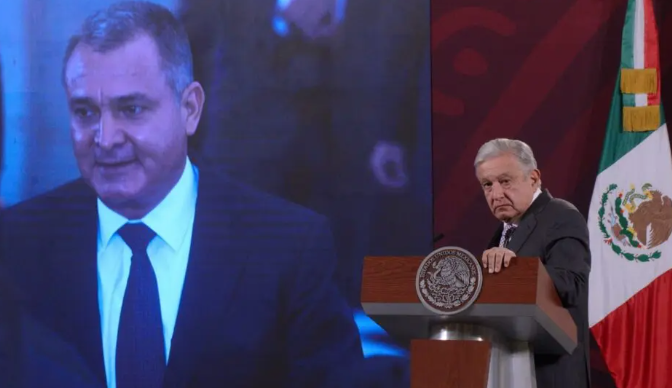 Por: Cortesía AMLO reta a Genaro García Luna a presentar pruebas sobre supuestos vínculos con el narcotráfico