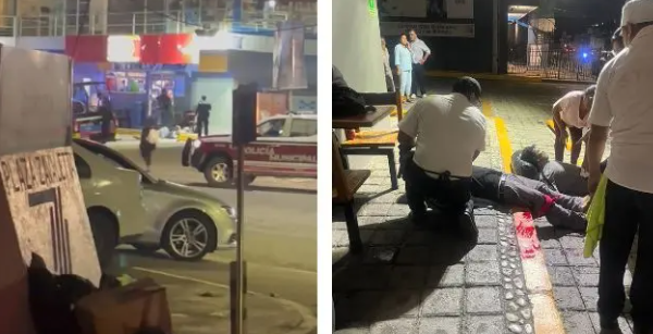 Por: Cortesía Hombre dispara a dos personas que intentaron defender a una mujer en un Oxxo en Puebla