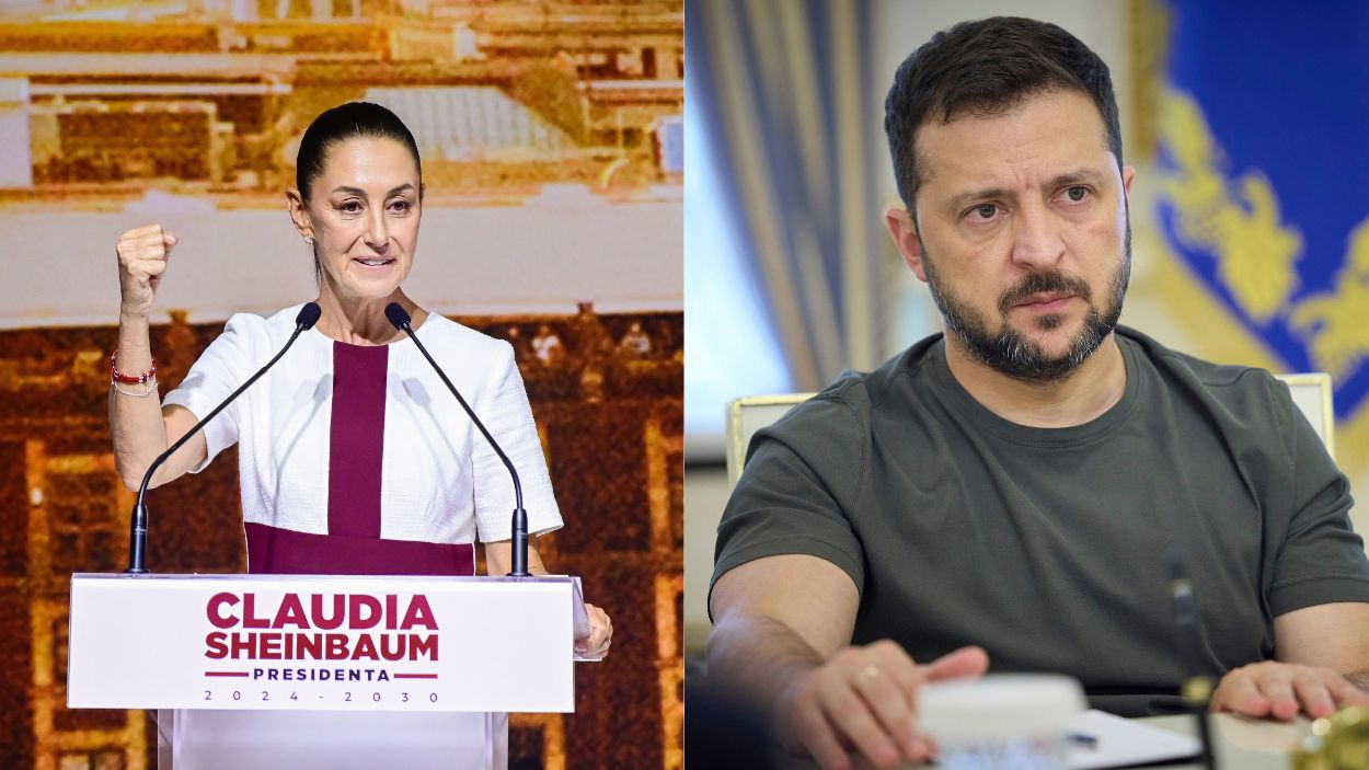 Por: Cortesía Claudia Sheinbaum rechaza invitación de Zelenski y reafirma la neutralidad de México
