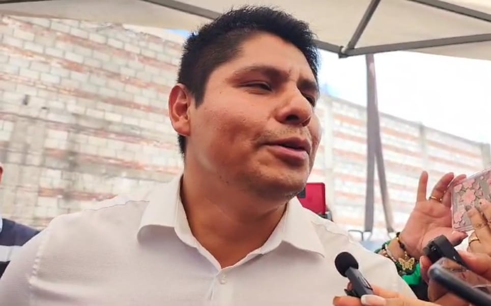 Por: Cortesía Lula Pineda Omar Muñoz planea duplicar el cuerpo policial de Cuautlancingo