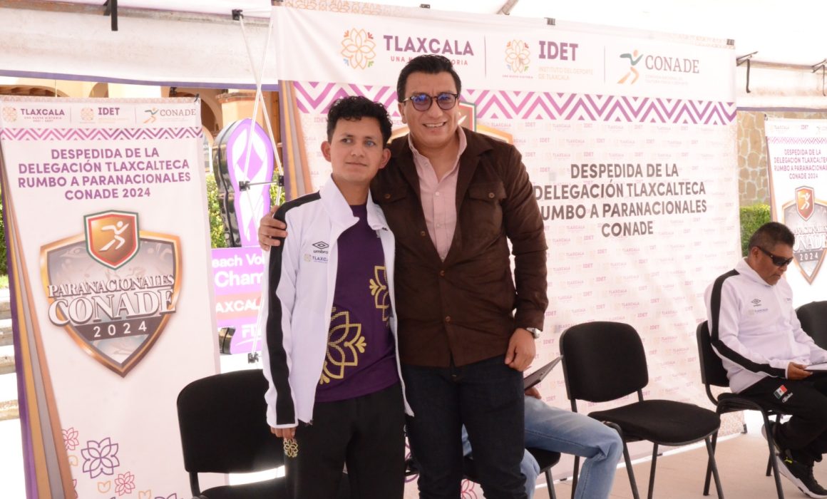 Tlaxcala despide a su delegación de atletas para los Paranacionales CONADE 2024