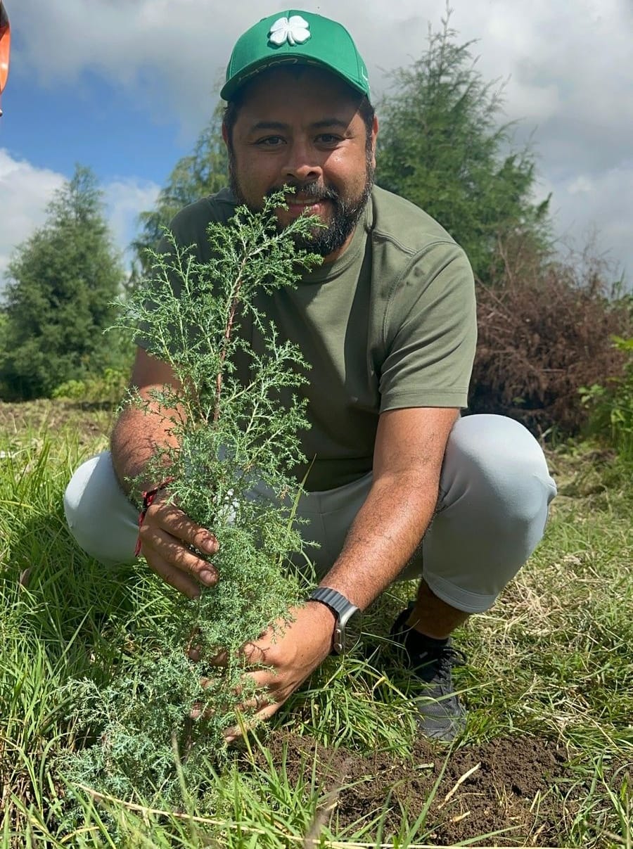 Por: Cortesía Lula Pineda Realizan acciones a favor del medio ambiente en San Pedro y San Andrés Cholula