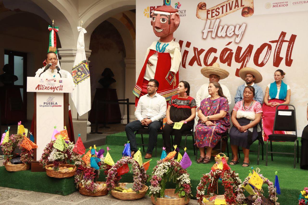 Por: Cortesía Atlixco invita al Gobierno de Puebla al Festival Huey Atlixcáyotl 2024