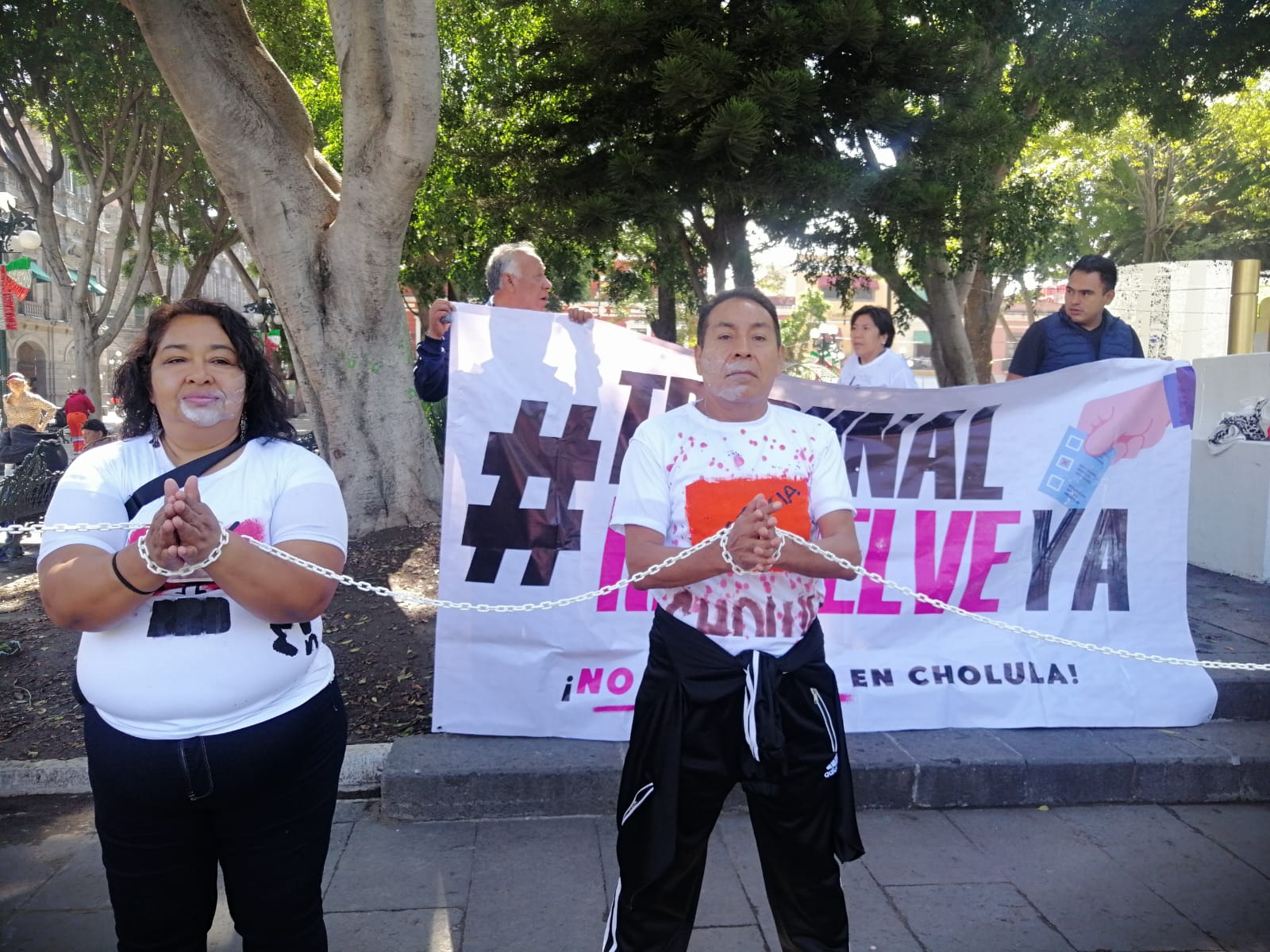 Por: Cortesía Lula Pineda Exigen resolución justa del Tribunal Electoral en Puebla para San Pedro Cholula