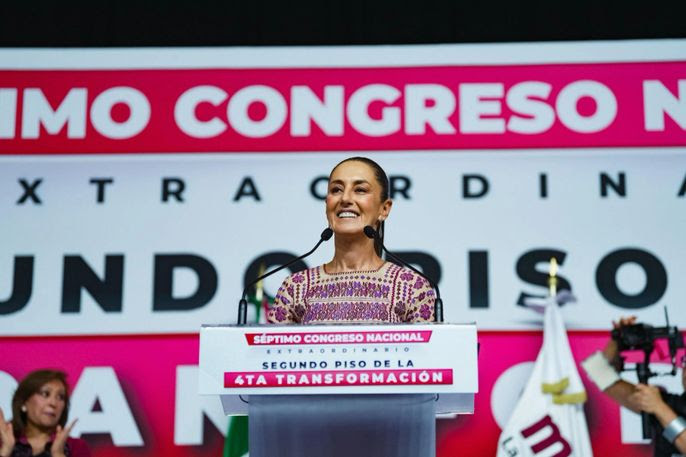 Por: Cortesía Claudia Sheinbaum pide unidad y reafirma los principios de la 4T en Morena